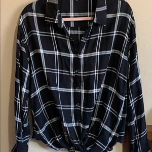 Maurices Plaid Top